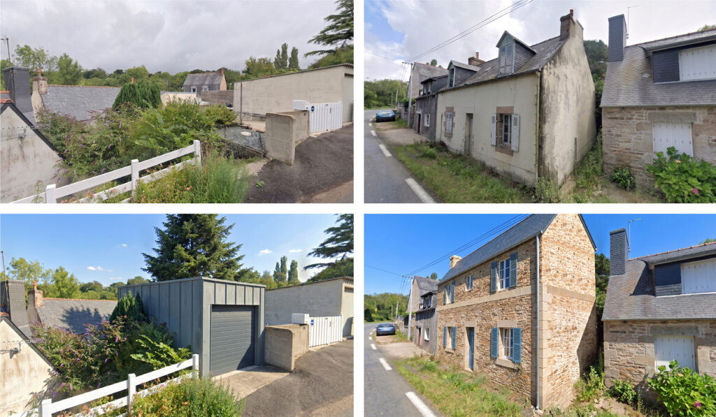 Rénovation qui souligne le caractère vernaculaire et Surélévation d&rsquo;une maison dans ce paysage rural maritime à PLOUMILLIAU